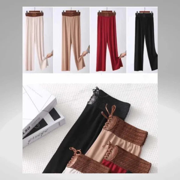 Imported High Slack Lace-Up Pants